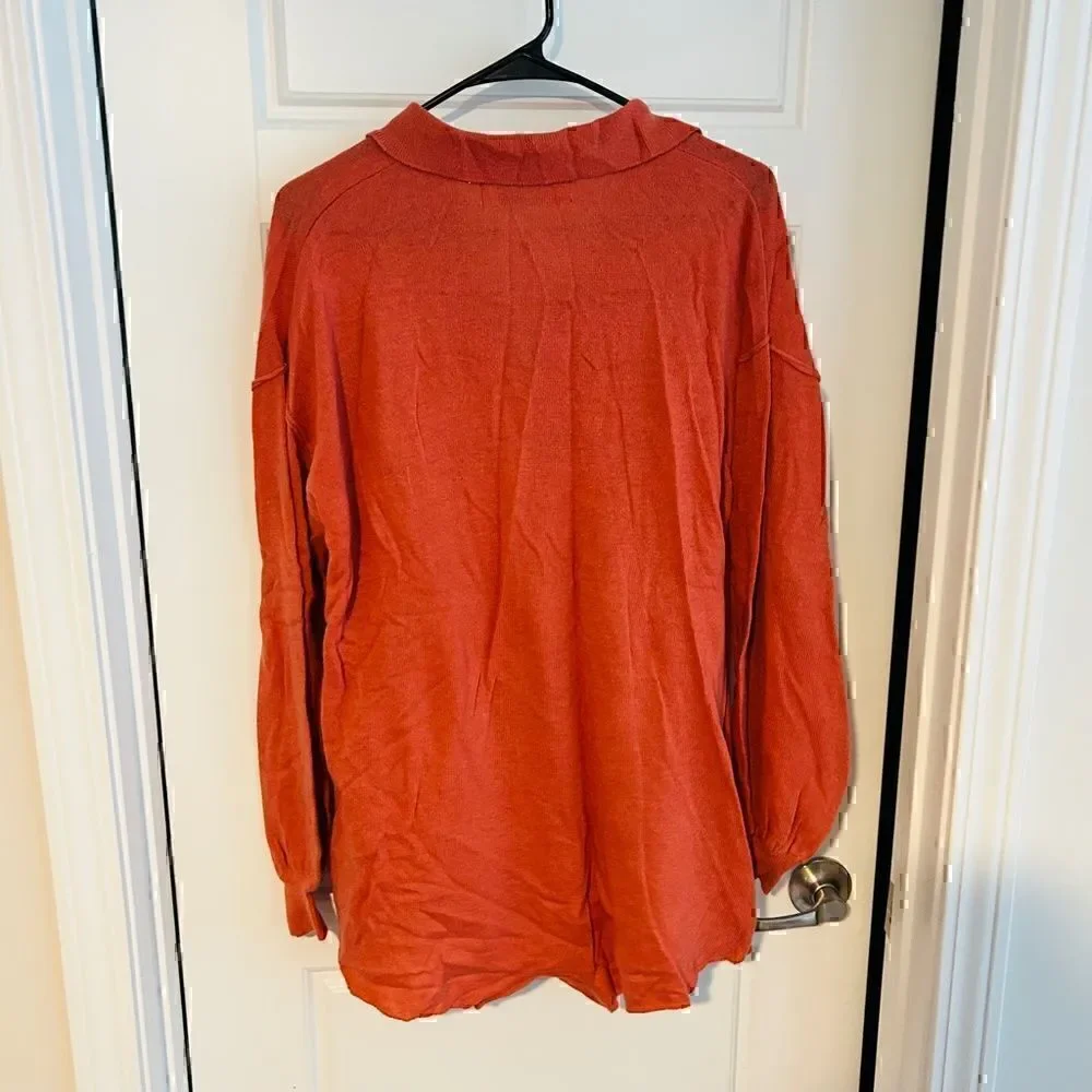 Free People Sweater Romper - Color is Grapefruit